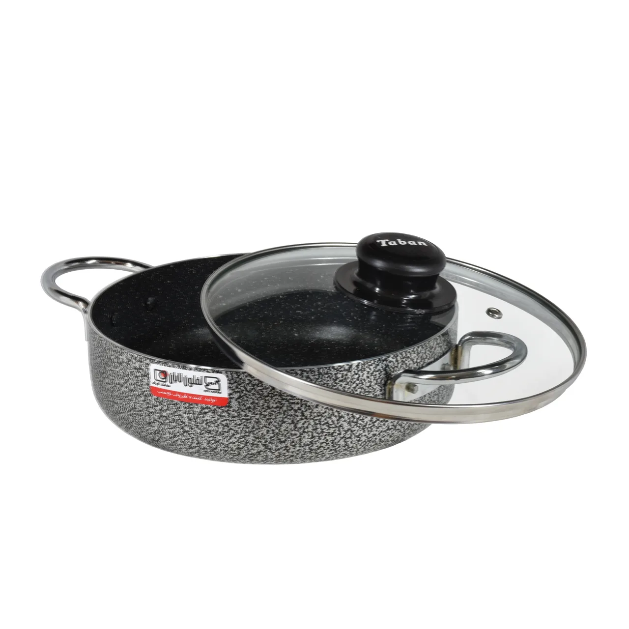 تابه ۲۲ درب پیرکس(سایز استاندارد کارخانه)